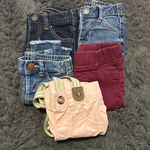 Baby Denim Set and Suspenders size 3-6 Months